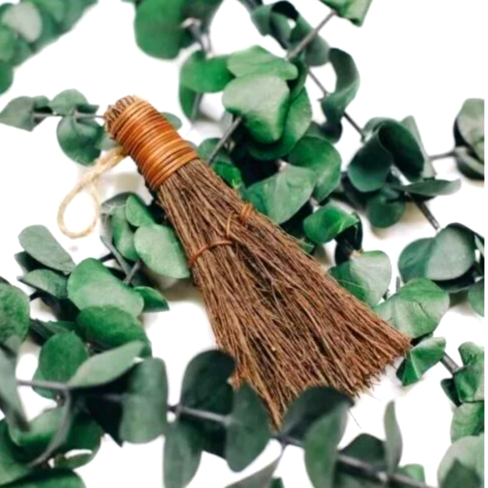 Eucalyptus Scented Decor Broom 6x4 in Cozy Teacher Modest Farm Cottage Copy 🇺🇦